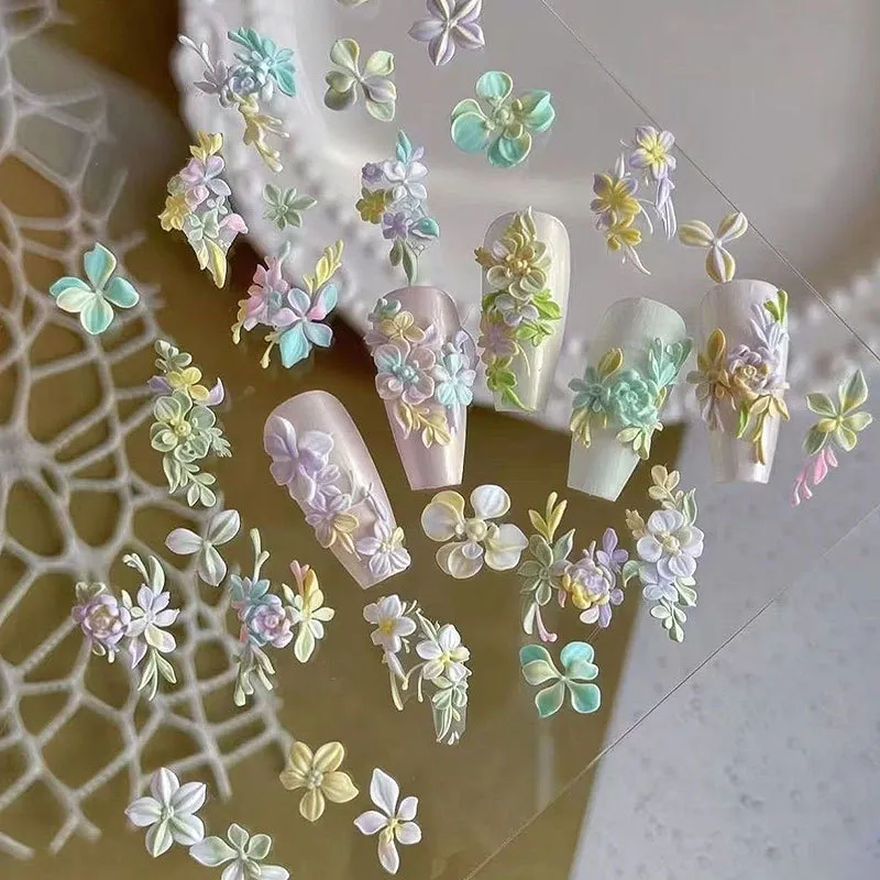 春日繁花造型美甲满园春色装饰高美甲工具