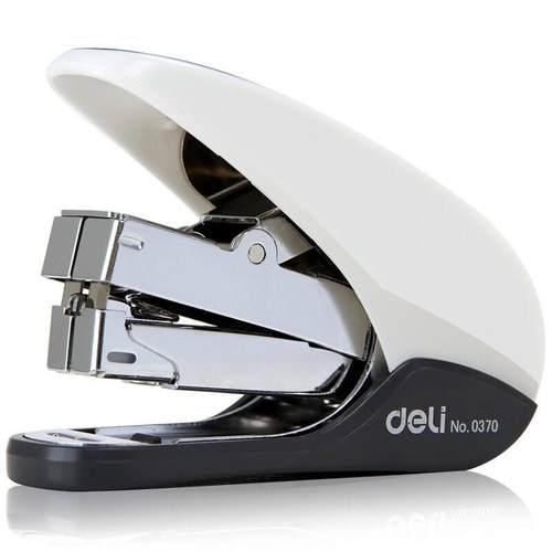 得包器力办公0370省力Deli\/得张订书机轻松可订20纸12号舒适订书
