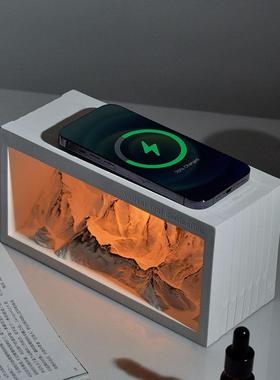 日照金无线线充电rzjs1香薰氛围小灯蓝礼牙音箱乔迁夜送女山生老