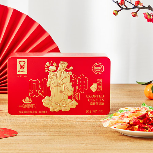 嘉顿财神礼盒什锦糖308g