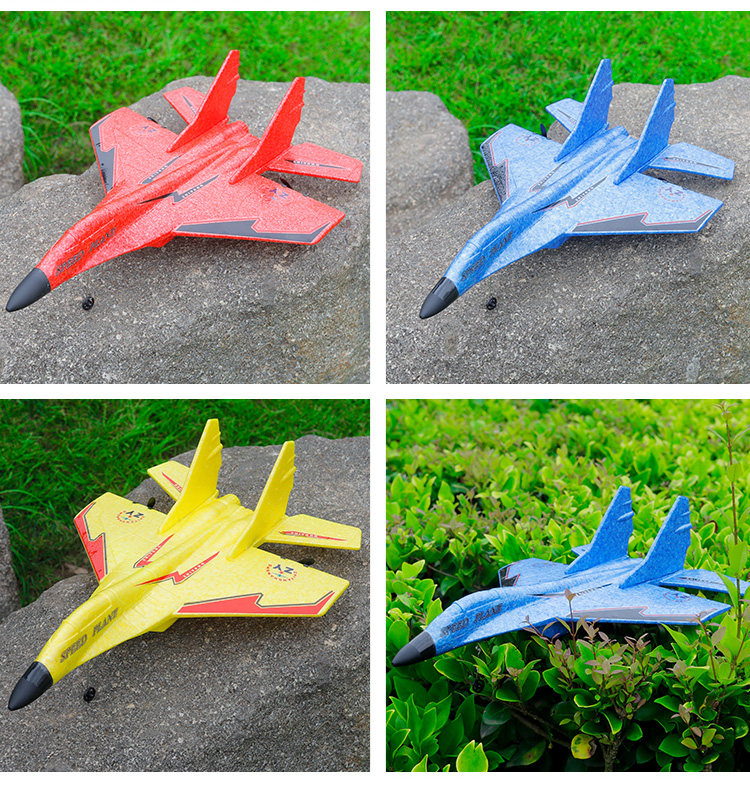 초대형 배우기 쉬운 원격 제어 항공기 VEYRON J-20 전투기 모델 고정익 글라이더 어린이 장난감 여행 장치