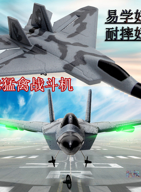 新手遥控固定翼战斗机F22滑翔机歼20航模型摇控飞机入门儿童玩具