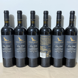 澳大利亚原瓶纷赋 禾富灰牌2-6只装2018行货一体标wolf blass