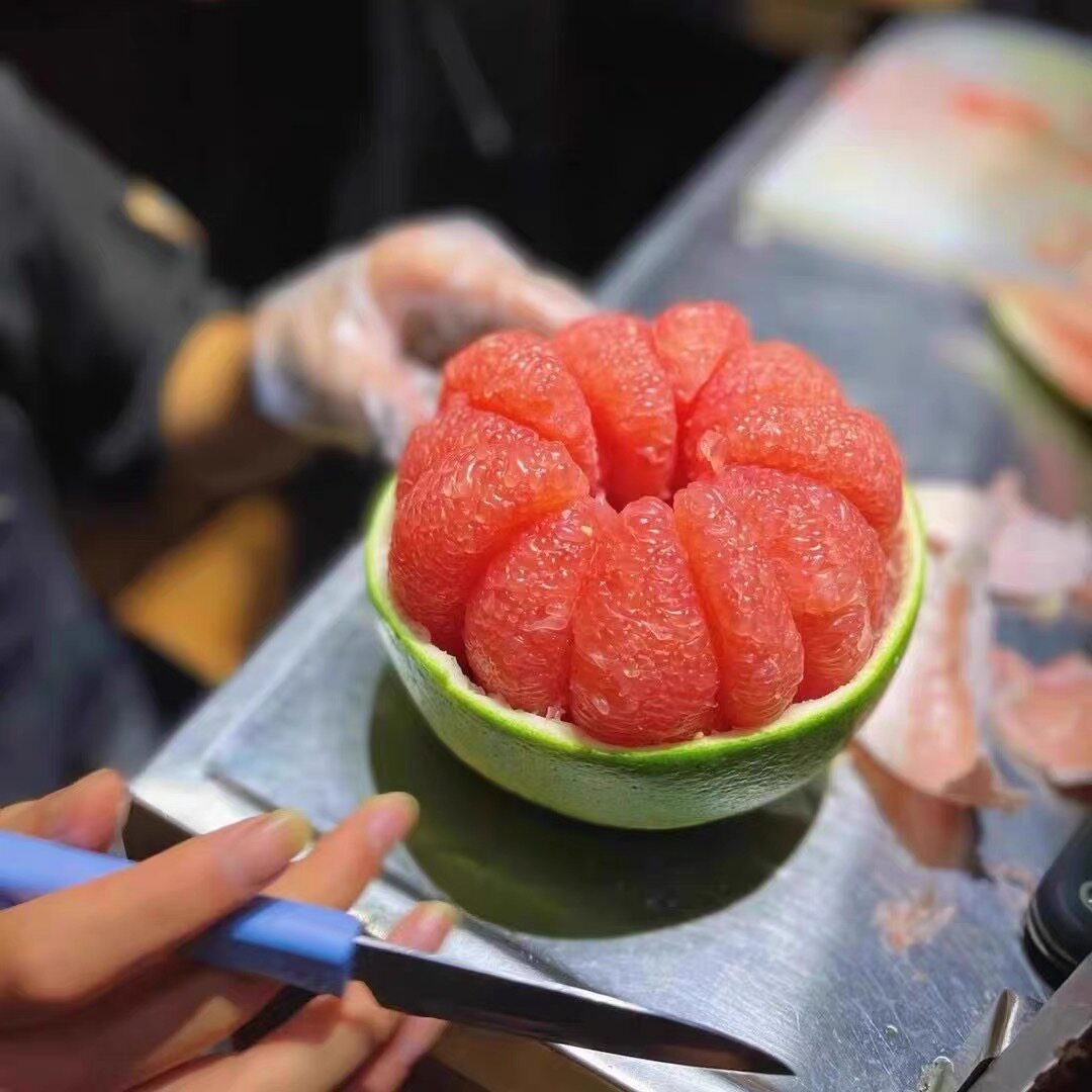泰国红宝石柚水果新鲜甜孕妇礼盒整箱当季青皮红心柚子土豪柚青柚