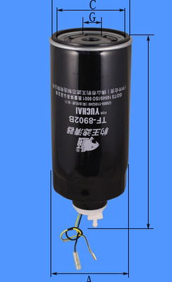 豹王8902BCX1017玉柴柴油滤清器
