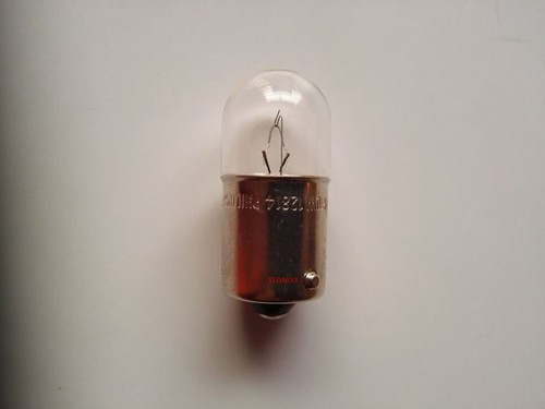 飞利浦 R10W 汽车尾指示灯单丝平脚刹车小灯泡 12814