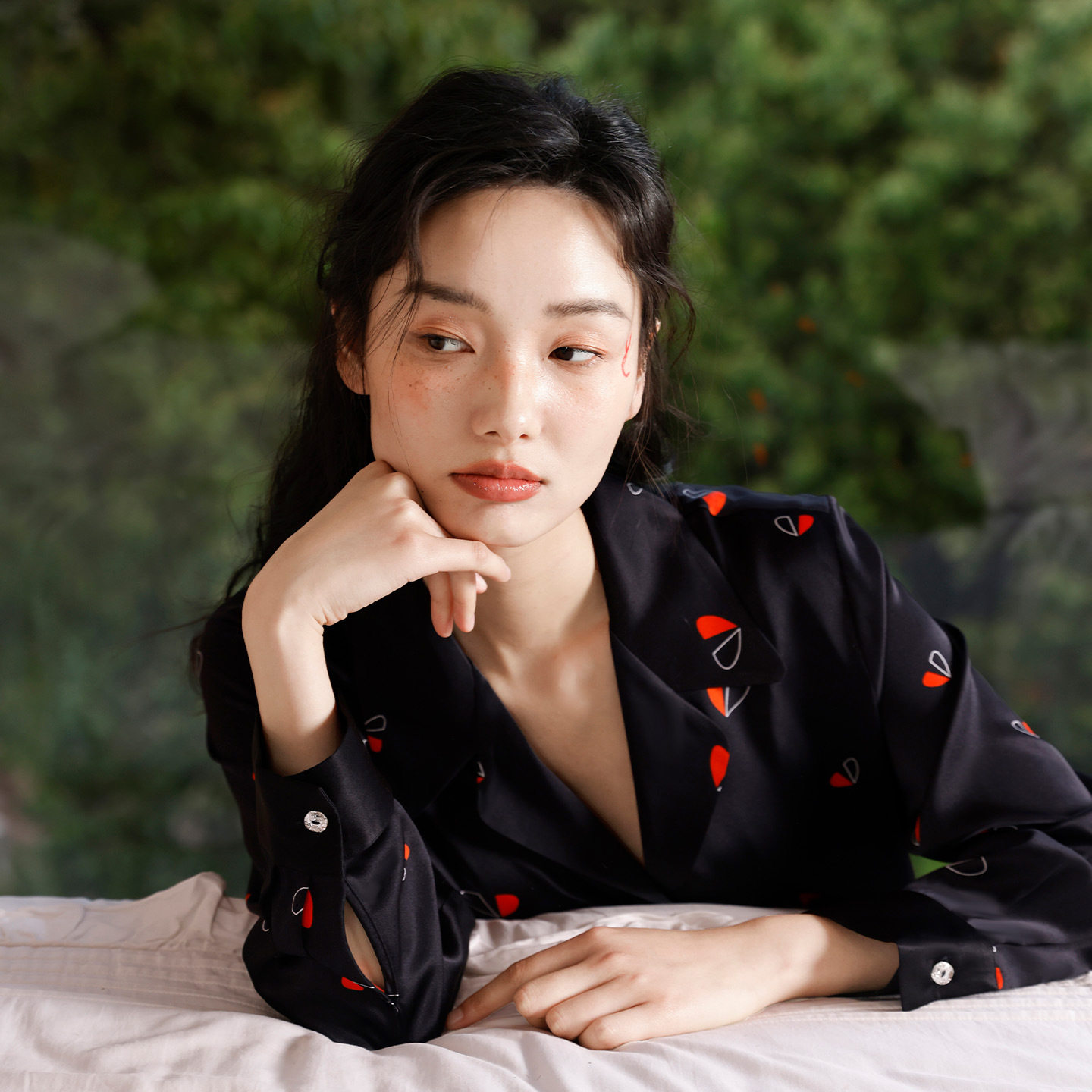 桑蚕丝睡衣女长袖长裤100%真丝套装可外穿高级感真丝睡衣女