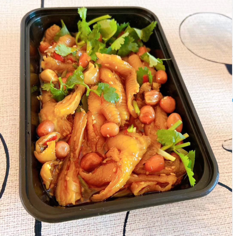 酸辣无骨鸡爪柠檬盒装网红零食拆骨去骨凤爪桶装即食脱骨鸡抓袋装