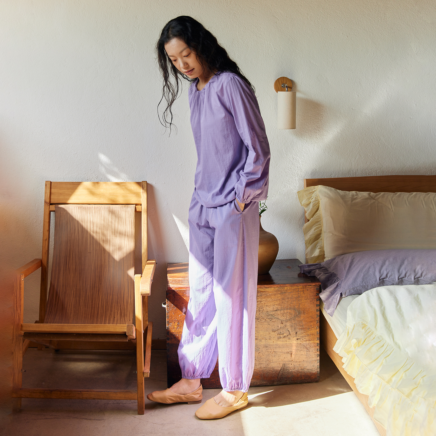 朵朵可可女纯棉春夏家居服套装