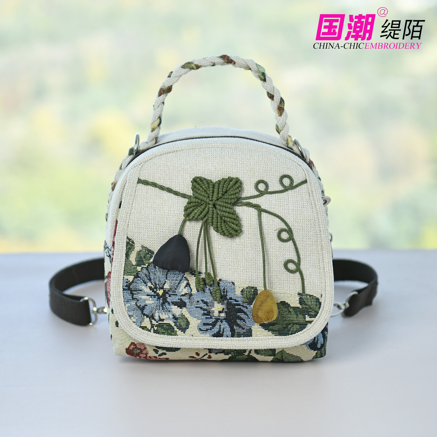 小双肩包多功能背包单肩斜跨包图片