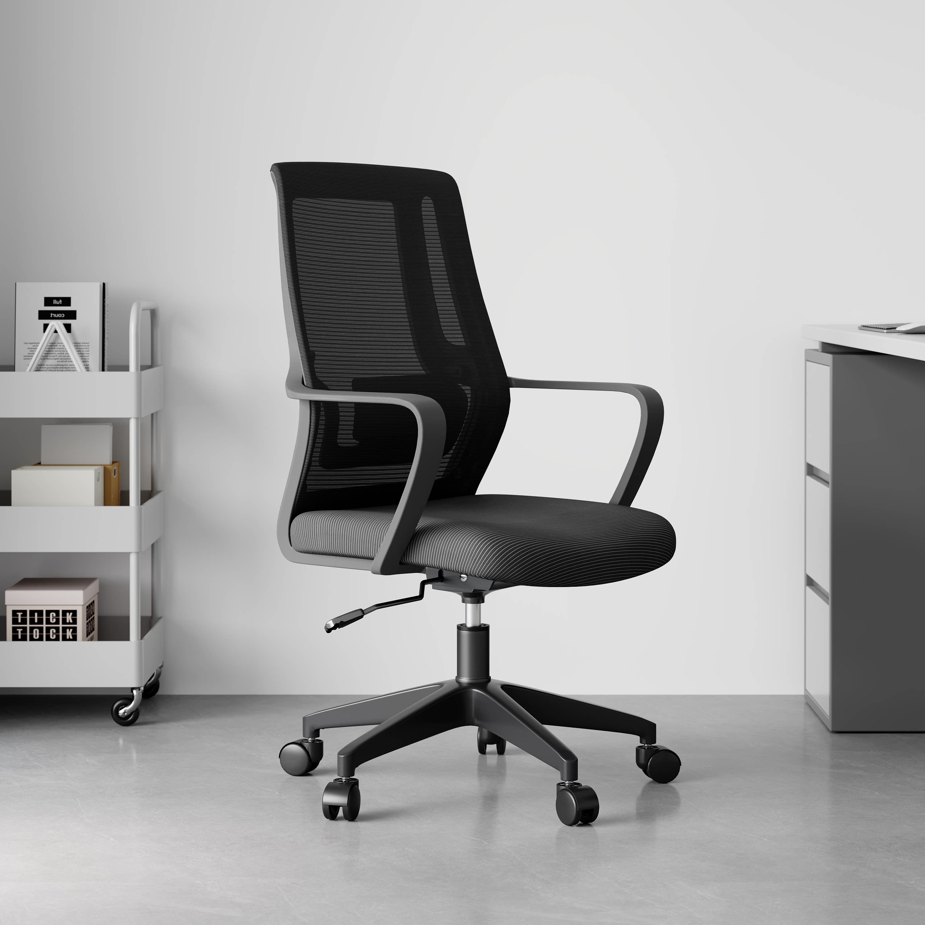 办公椅子护腰舒适久坐人体工学办公椅办公室职员椅结实耐用电脑椅