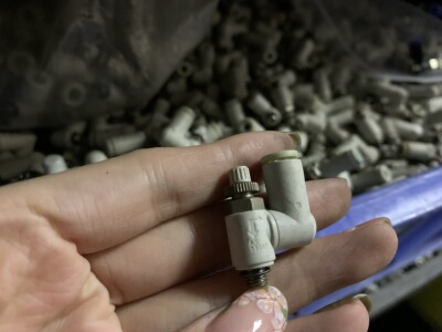 二手SMC日本原装可调接头节流阀AS1001(2)/2001-04/06/08 AS1201F