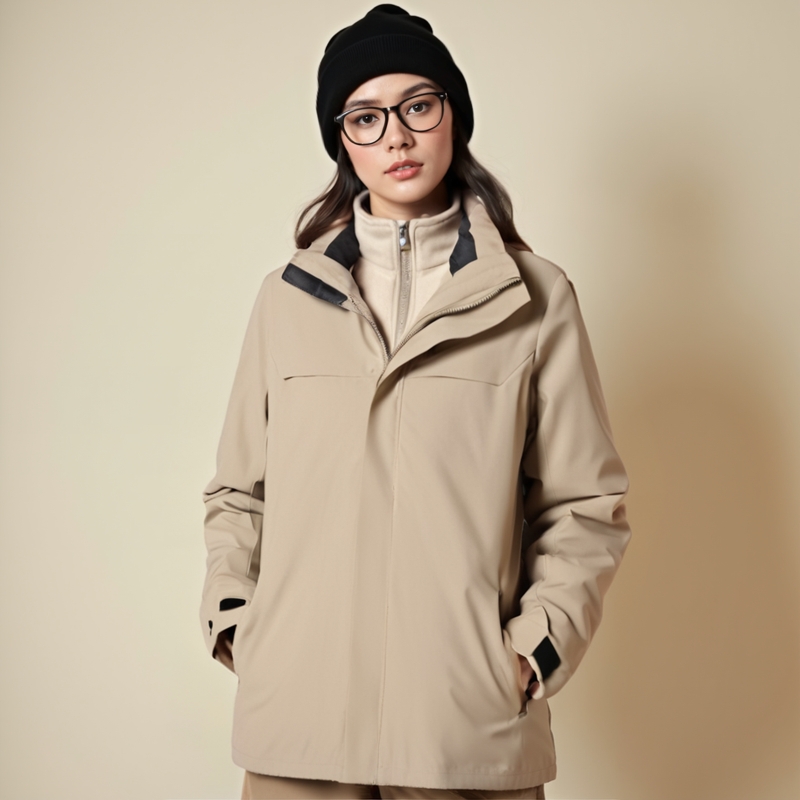 台州冲锋衣两件套保暖防风秋冬款