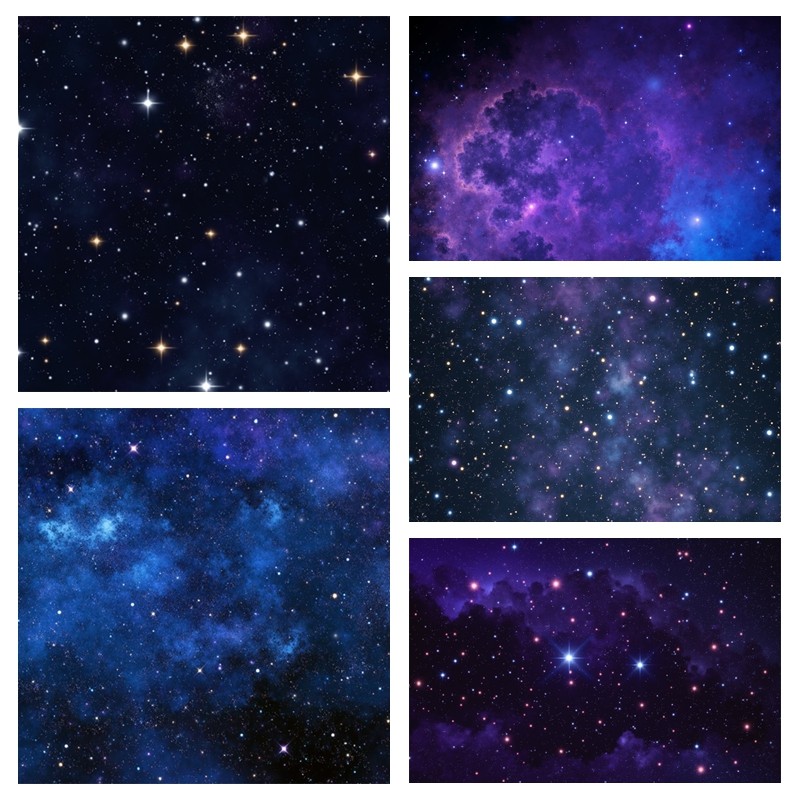 星空夜空直播间背景布才艺主播背景墙布科幻梦幻拍照装饰墙上挂布