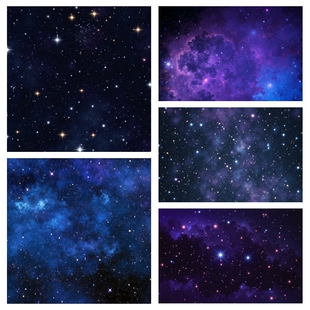 星空夜空直播间背景布才艺主播背景墙布科幻梦幻拍照装饰墙上挂布