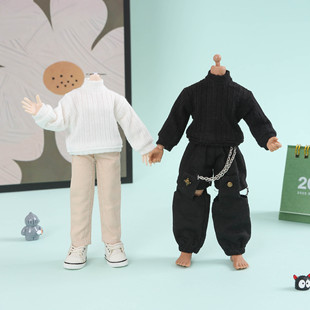 新款 大12分娃衣 阿巳3.0 6寸兵人 弹力衫 打底衫 薄毛衣 衣服