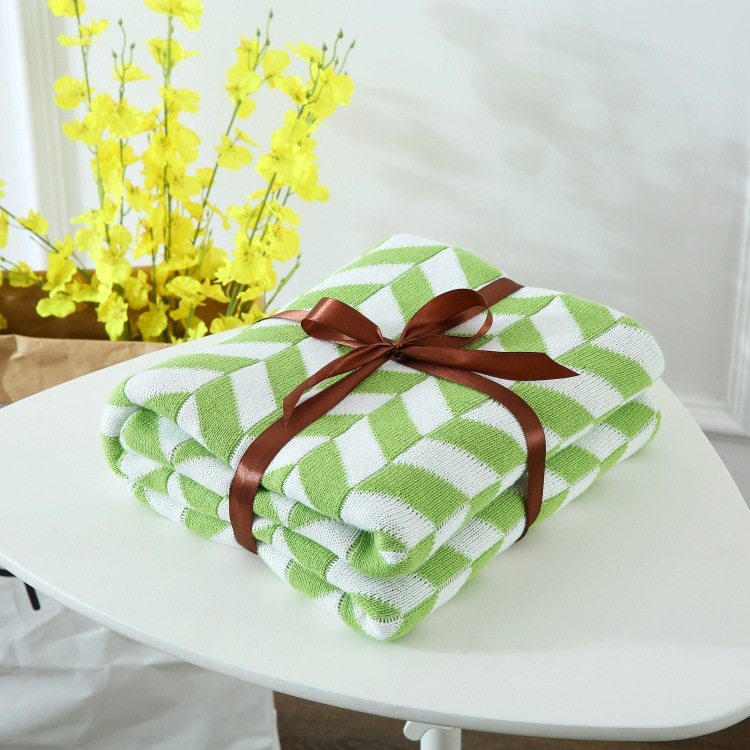 夏季舒适保暖家居简约针织毛毯办公室盖毯纯棉沙发家用儿童毯批发,床上用品,休闲毯/毛毯/绒毯,淘宝优惠券,粉丝福利购,淘宝优惠卷