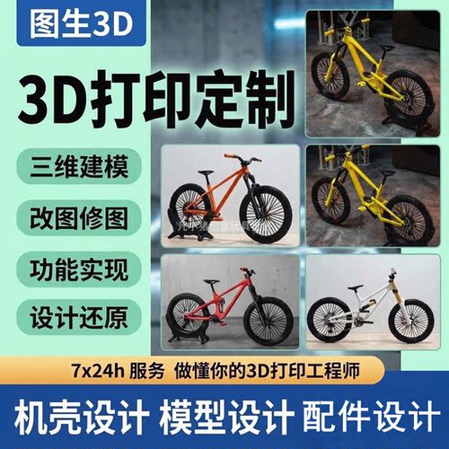 3D打印来图定制手办Q版人像机壳