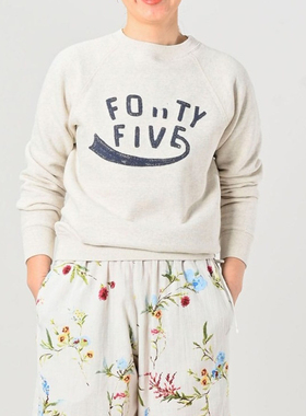 日系25秋冬新品FRY字母印花插肩袖圆领卫衣加绒百搭上衣女