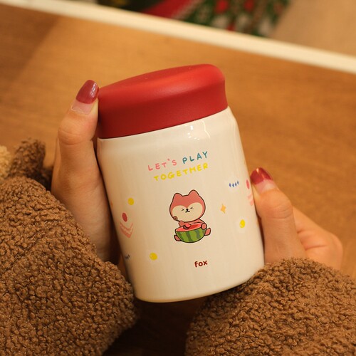 趣范可爱304不锈钢可焖粥