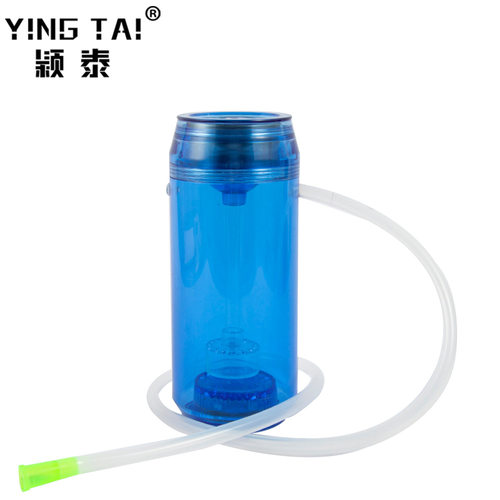 工厂跨境热销小号塑料可乐杯水烟壶整套装亚克力水烟筒便携式烟枪