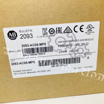 2093-AC05-MP5 /A AB 3Kw/3A Integrated Axis Module Kinetix 20