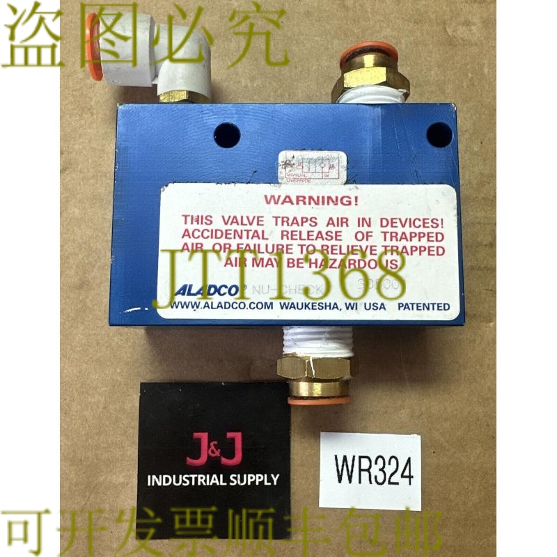 原装供应二手 - Aladco 305001 Nu-Check 导引操作气动止回阀 +