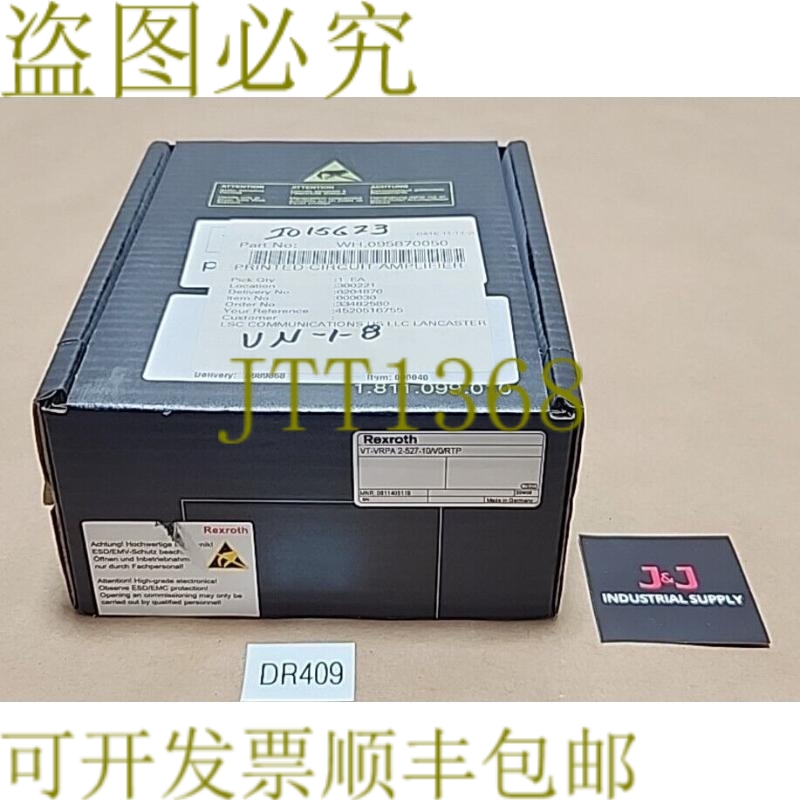 原装供应Rexroth VT-VRPA 2-527-10/V0/RTP Cirucit 放大器 + ！