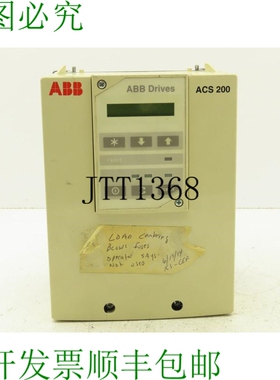 原装供应ABB ACS201-6P6-3-00-10 ACS 200 AC VFD 驱动器 480V 10
