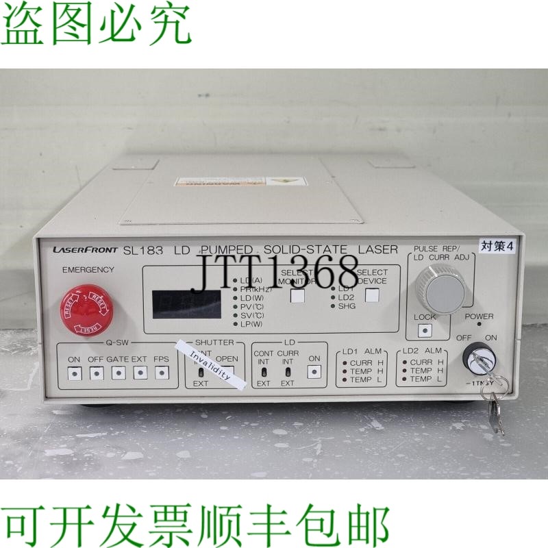 原装供应LASERFRONT SL183 LD PUMPED 实心激光器 4W LD 控制器 S