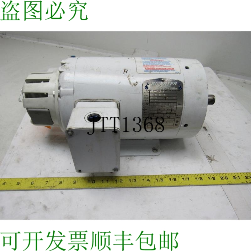 原装供应Baldor IDWNM3546T 1Hp 电动马达冲洗 230/460V 3Ph 143T