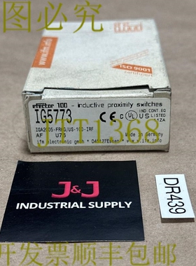 原装供应开箱- IFM Efector IG5773 感应传感器 IGA2005-FRKG/US-
