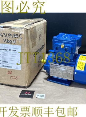 原装供应开箱 Euromotori 意大利 3 相 460V 1500/1800RPM MAK063