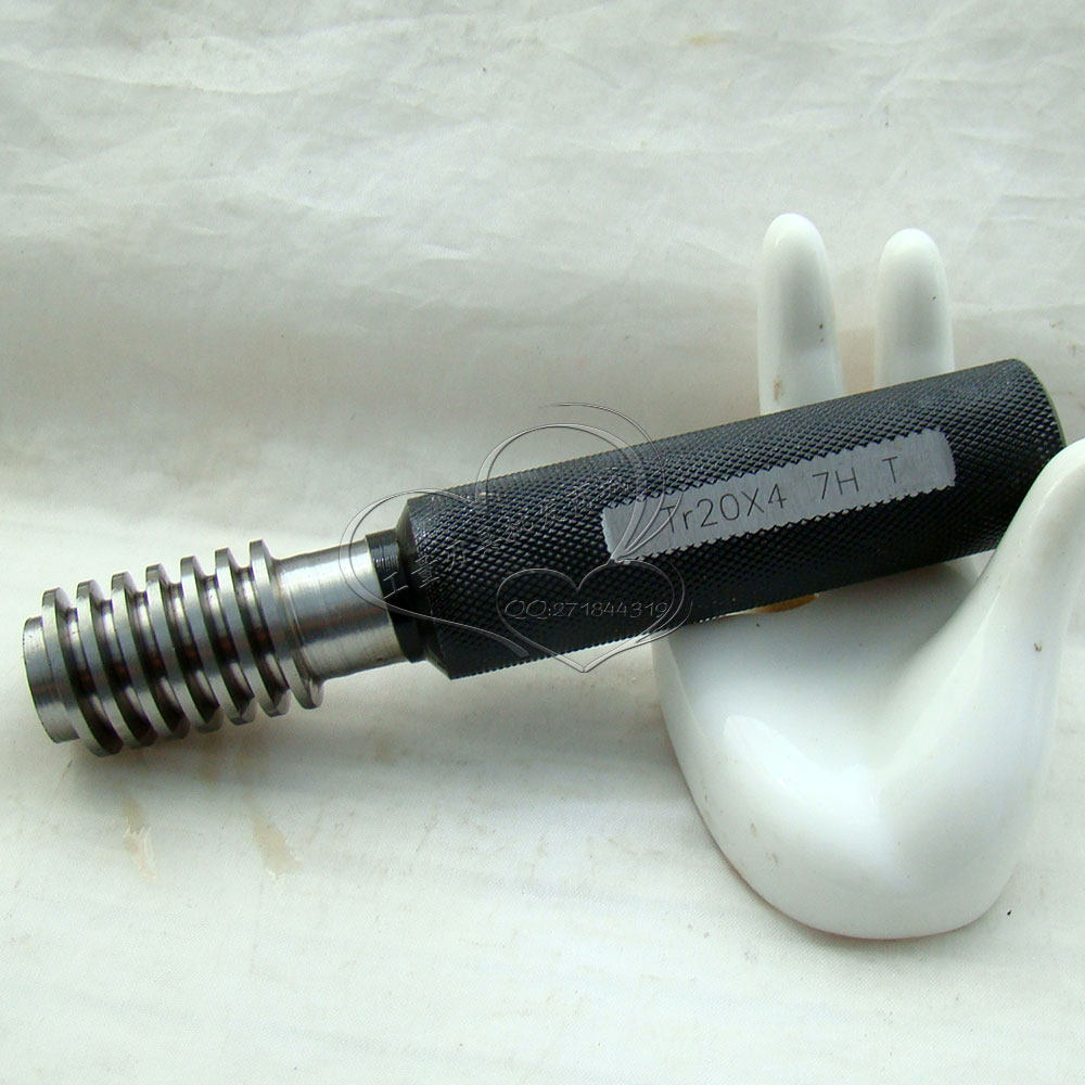 Калибр трапециевидной резьбы Калибр трапециевидной пробки TR20*4 Зубчатый калибр Т-типа Стопорная линейка трапециевидного калибра зубьев