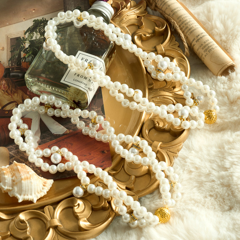 珍珠窗帘绑带简约轻奢纱帘磁吸扣装饰扎带收拢固定现代绑绳一对,居家布艺,窗帘绑带,淘宝优惠券,粉丝福利购,淘宝优惠卷