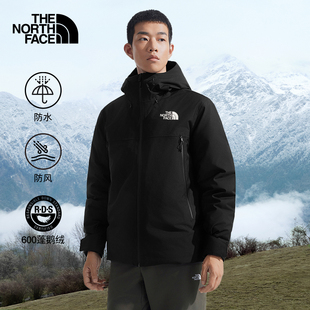 北面羽绒服男25秋冬新款户外防水600蓬鹅绒内胆填充羽绒外套 83UM