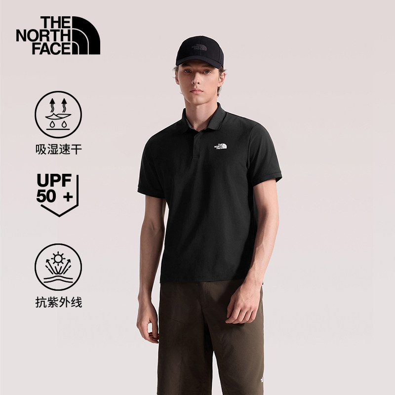 北面速干POLO衫男26春夏新款图片