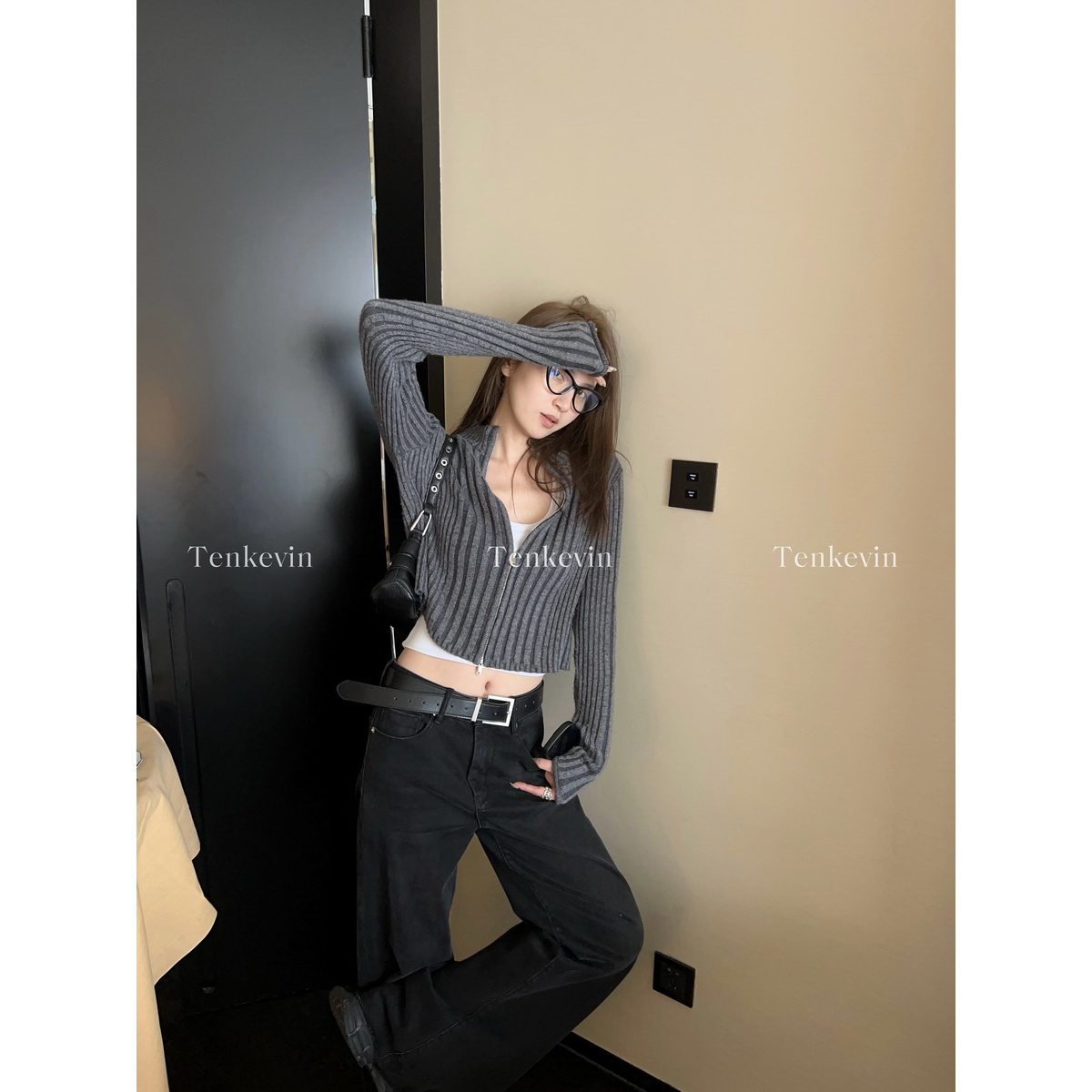 [特价] 品质系列~ 短款立领长袖修身毛衣针织衫女小个子开衫外套,女装/女士精品,毛针织衫,淘宝优惠券,粉丝福利购,淘宝优惠卷