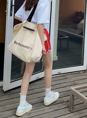 时髦慵懒大牌休闲帆布包包