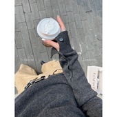 套头上衣秋冬新款 十一石 毛衣女长袖 圆领羊毛针织衫 极简实穿