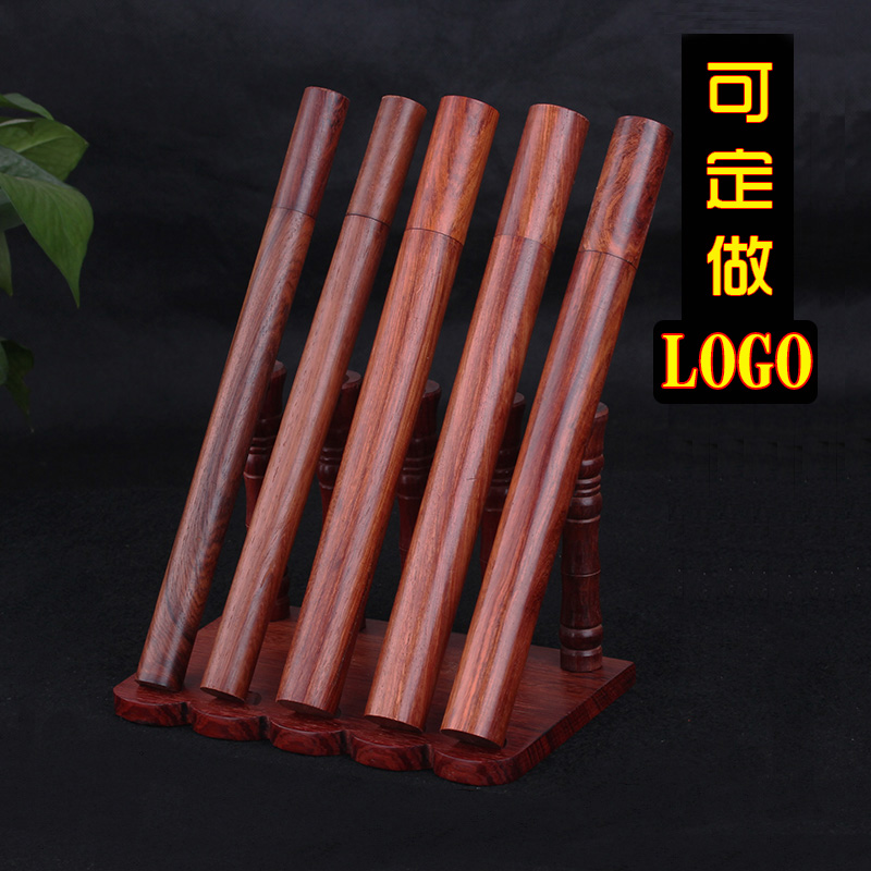 越南花梨木线香管红木桶品存道具