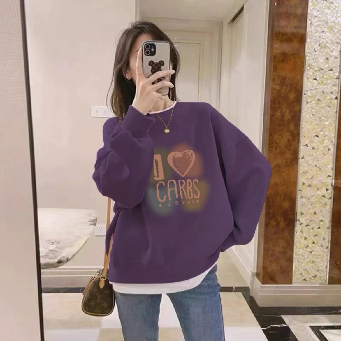 2025秋冬季新款女士卫衣爆款小个子加绒上衣洋气减龄胖mm大码外套