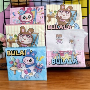 中小学生随身库洛米小包纸巾儿童上学便携拉布布抽纸面巾纸卫生纸