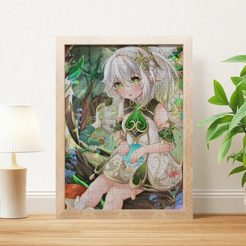 原神1000片拼图带相框