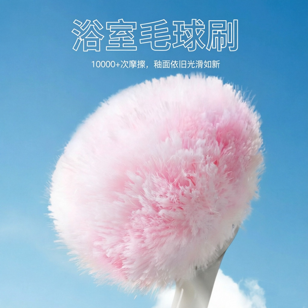 日本康多多浴缸刷长柄浴室清洁刷清洗浴缸专用神器卫生间多用刷子