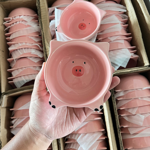 仓鼠食盆小碟子陶瓷防翻碗