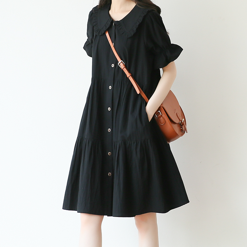 suin甜美可爱a字娃娃裙棉