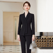 女士轻奢风设计感修身 套装 名媛气质西服两件套 西装 诗璐雅春秋新款