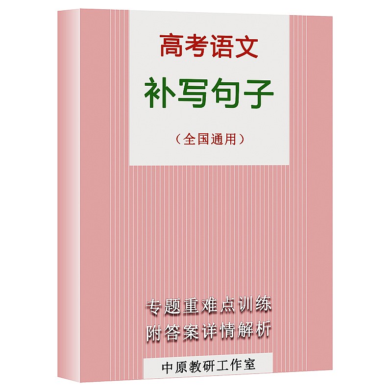 新款高中高考语文补写句子例题解析专项训练提升总复习资料