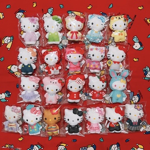 50周年日本麦当劳kitty挂件抱熊制服兔厨师黑皮武士草莓樱桃圣诞